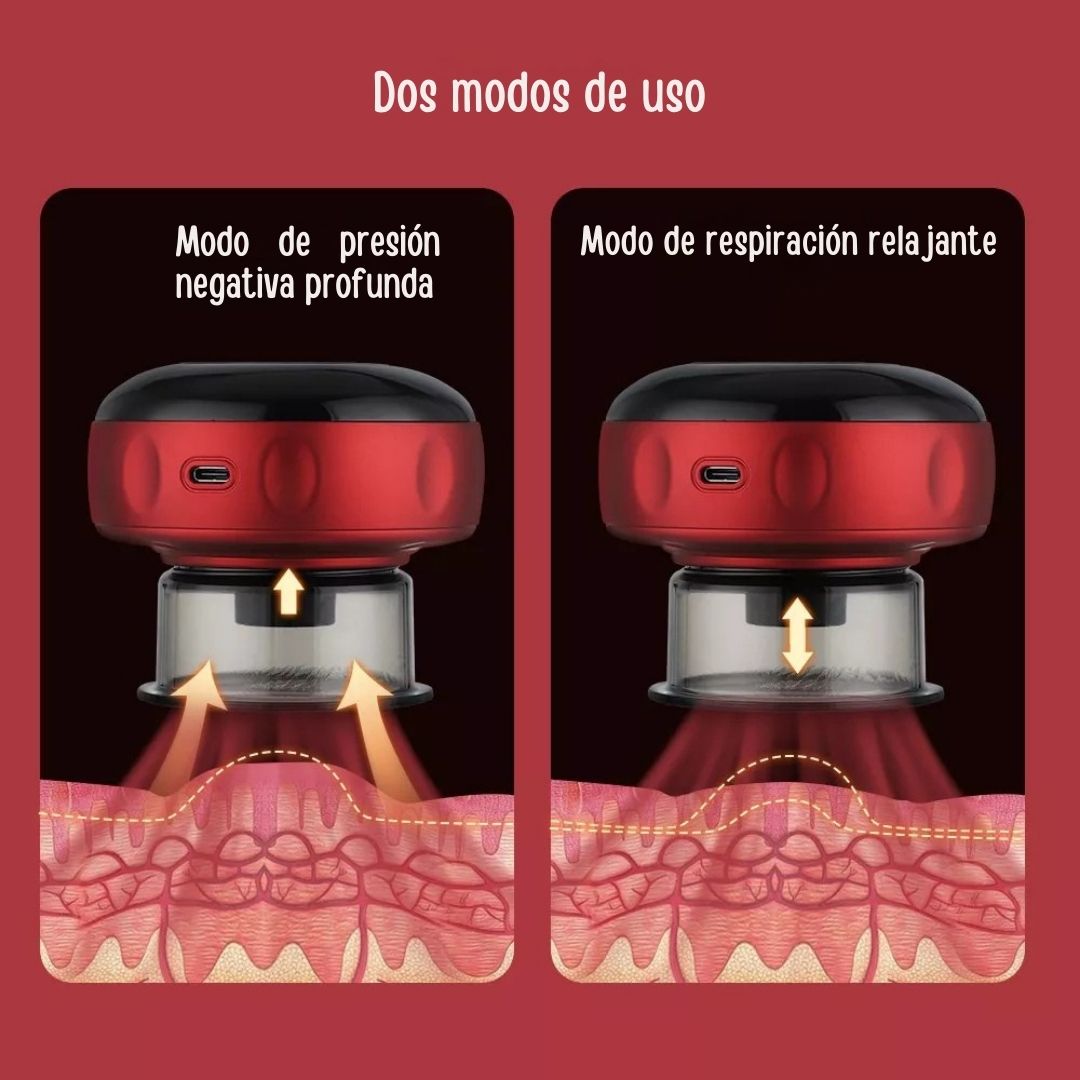 Masajeador Ventosa Smart Cupping. Dile Adiós al Dolor y la Celulitis.