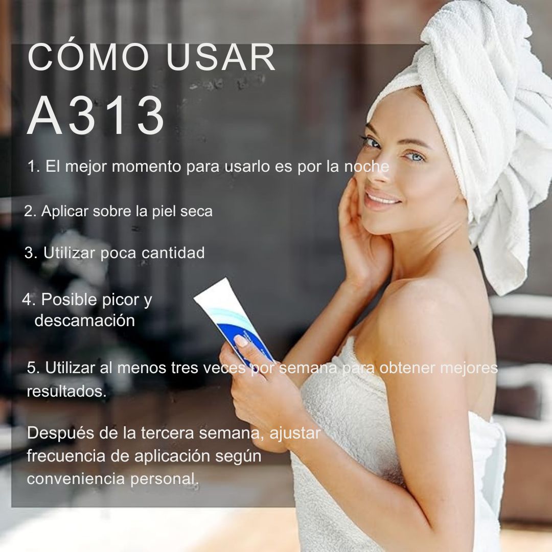 "A313: La Fórmula Perfecta de Retinol y Vitamina A para una Piel Radiante"
