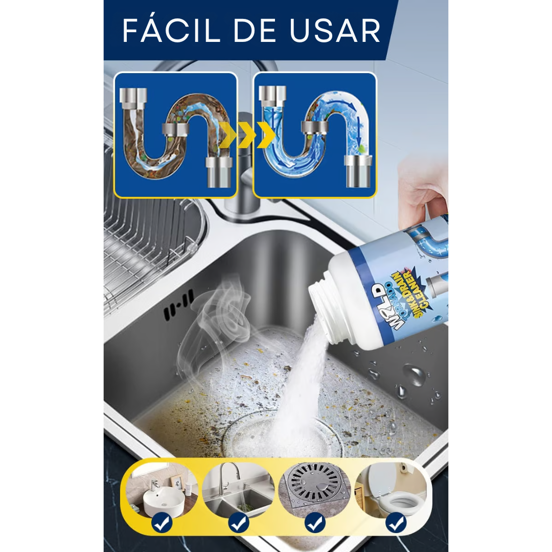 Limpiador de fregaderos y desagües