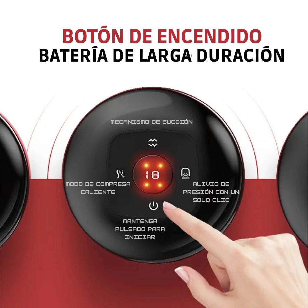 Masajeador Ventosa Smart Cupping. Dile Adiós al Dolor y la Celulitis.