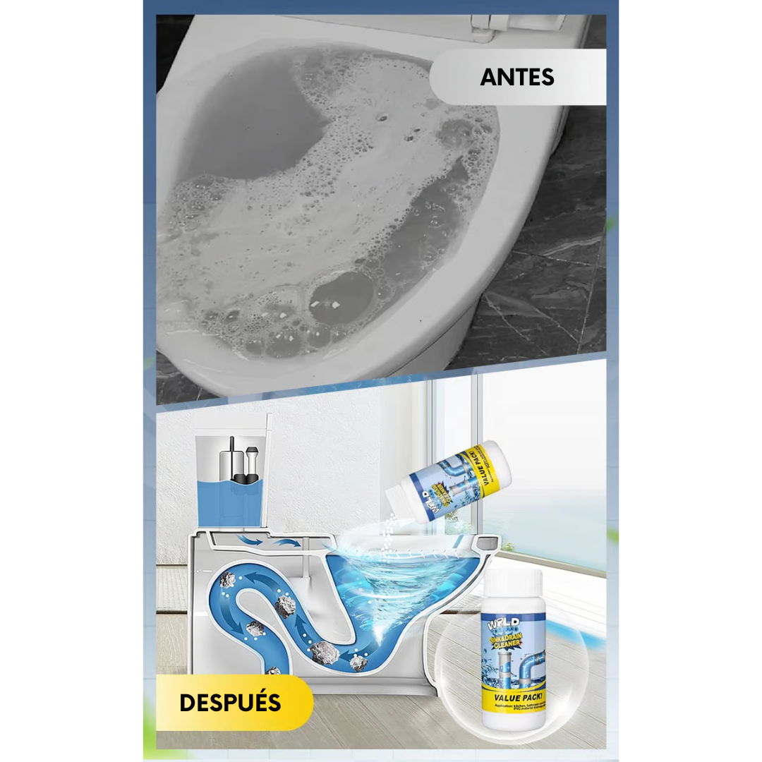 Limpiador de fregaderos y desagües