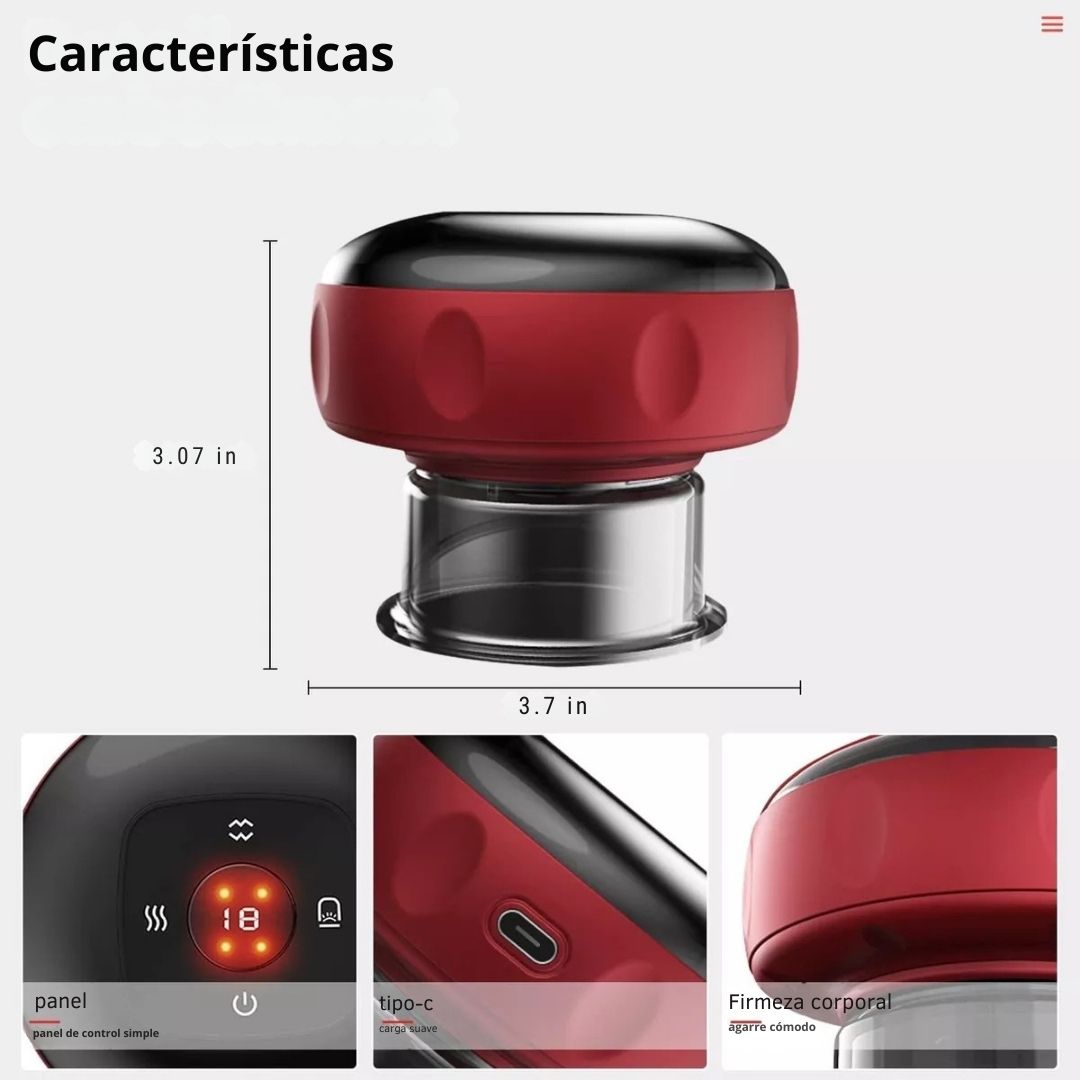 Masajeador Ventosa Smart Cupping. Dile Adiós al Dolor y la Celulitis.