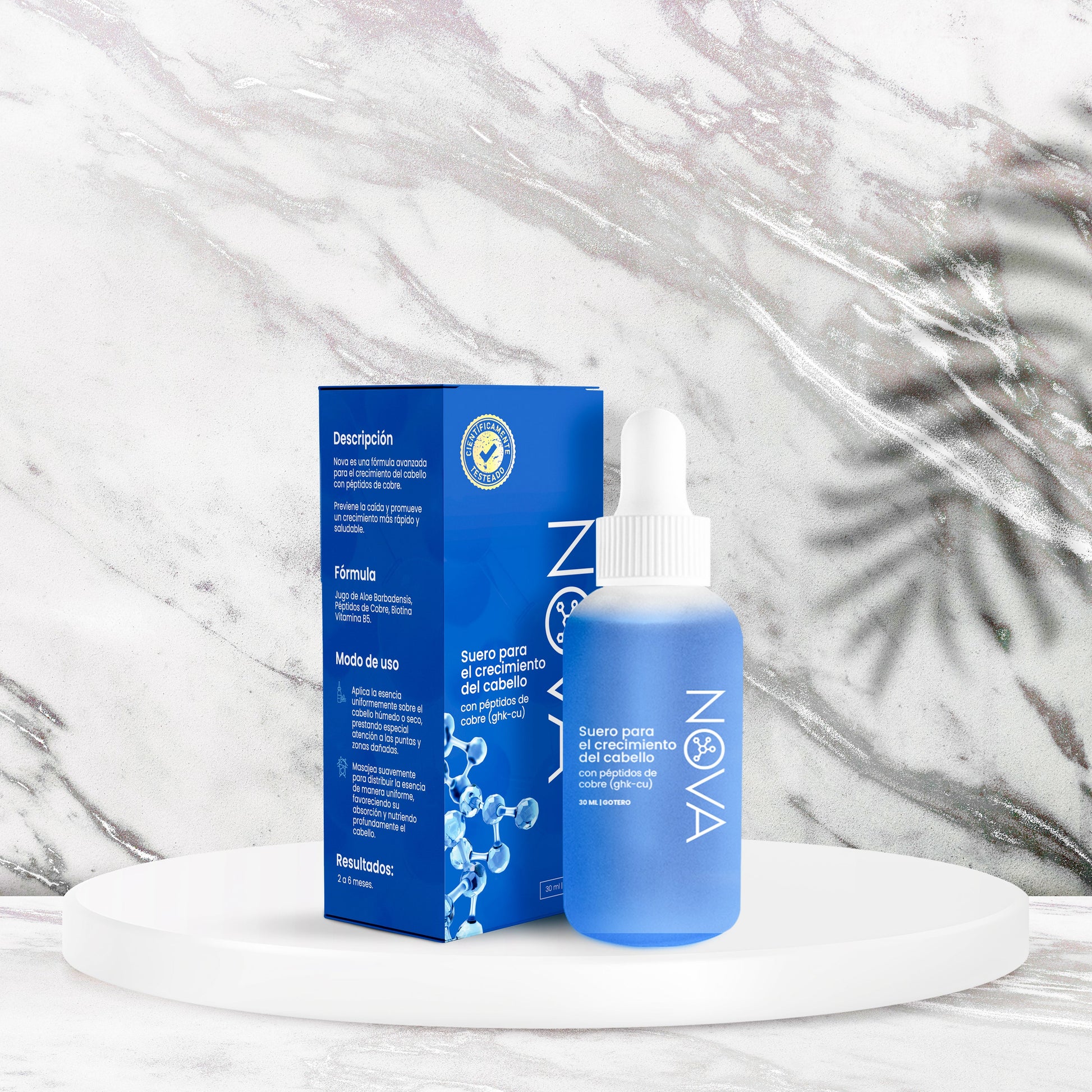 NOVA - Crecimiento del cabello con Péptidos de Cobre P2