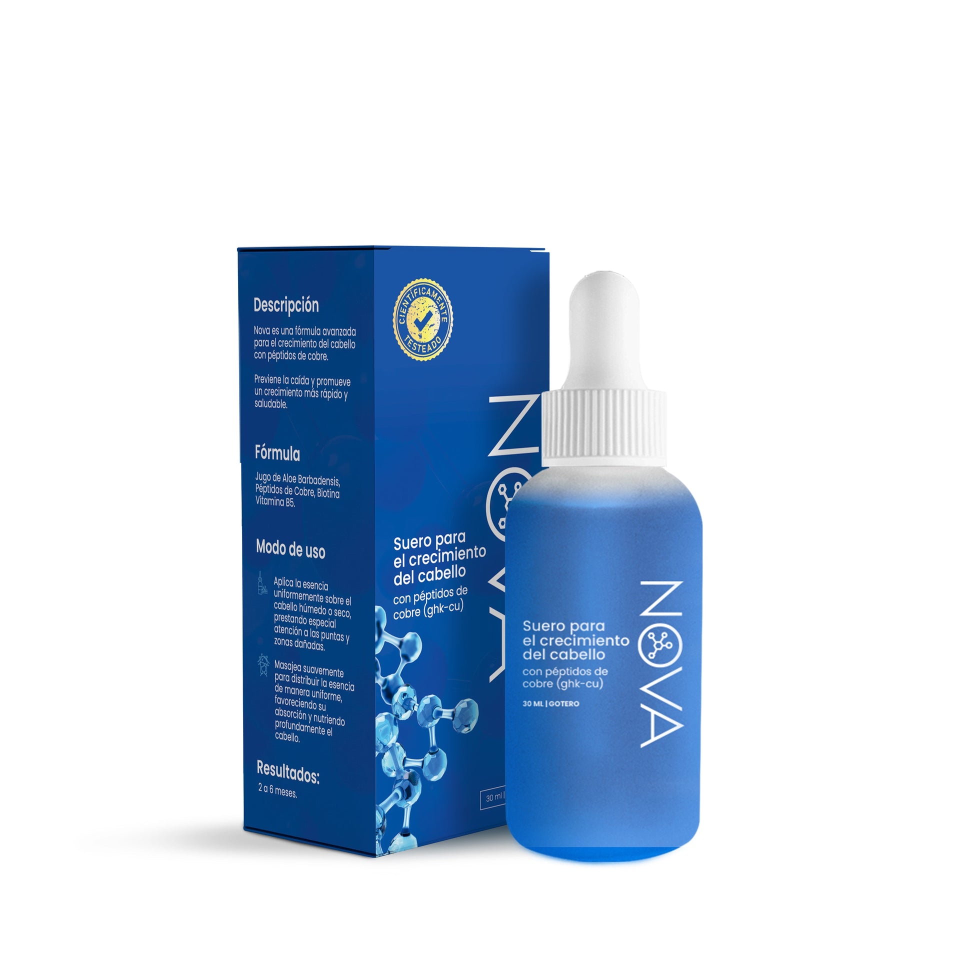 NOVA - Crecimiento del cabello con Péptidos de Cobre P2