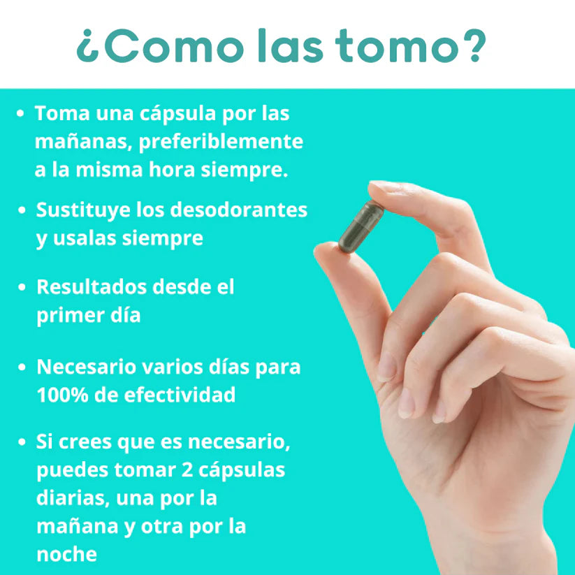 DEOS-DESODORANTE CORPORAL EN CAPSULAS