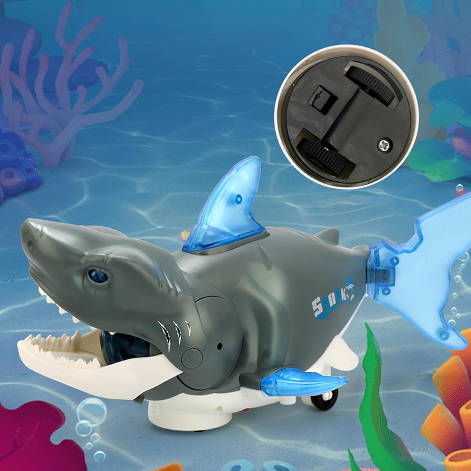 TIBURÓN MUSICAL CON LUCES